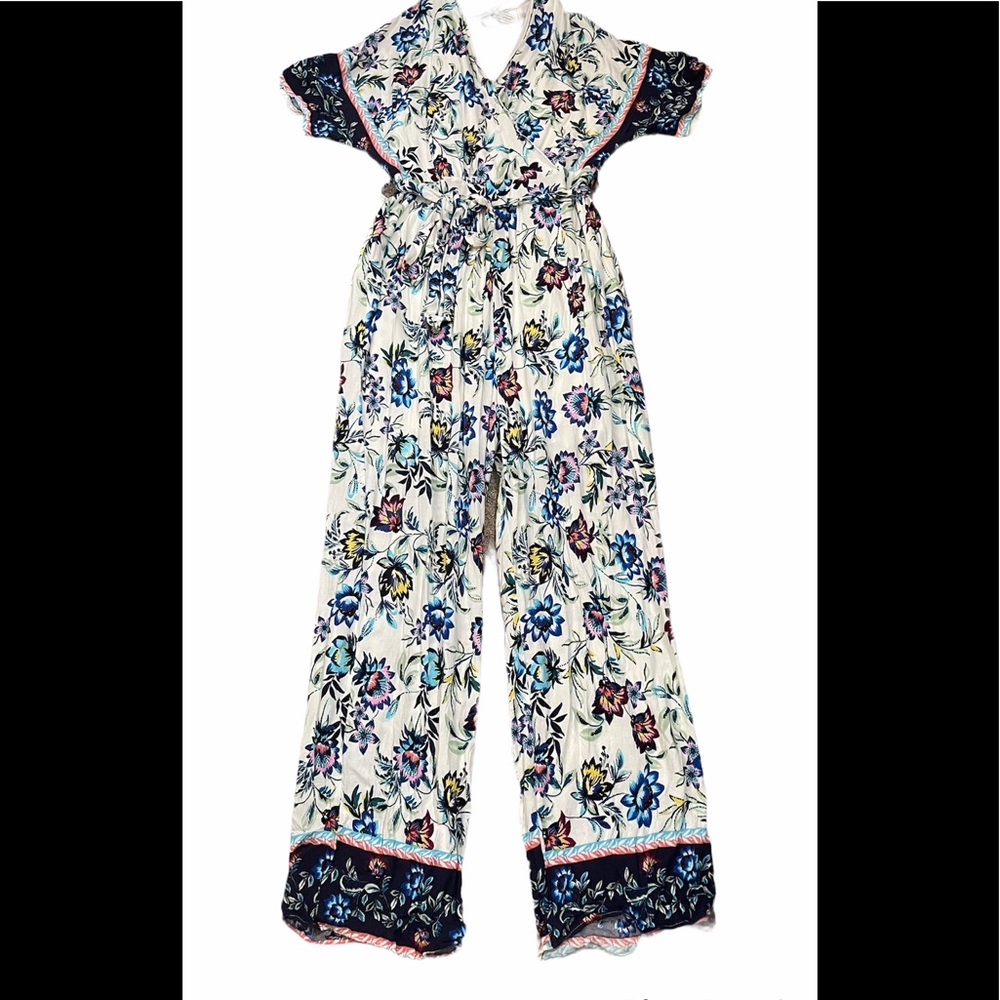 Floral romper jumpsuit